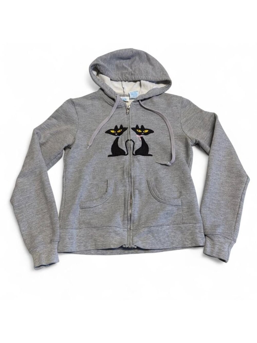 Vintage Y2K Paul Frank J & Missy Zip Up Hoodie Sweatshirt Juniors Small Grunge